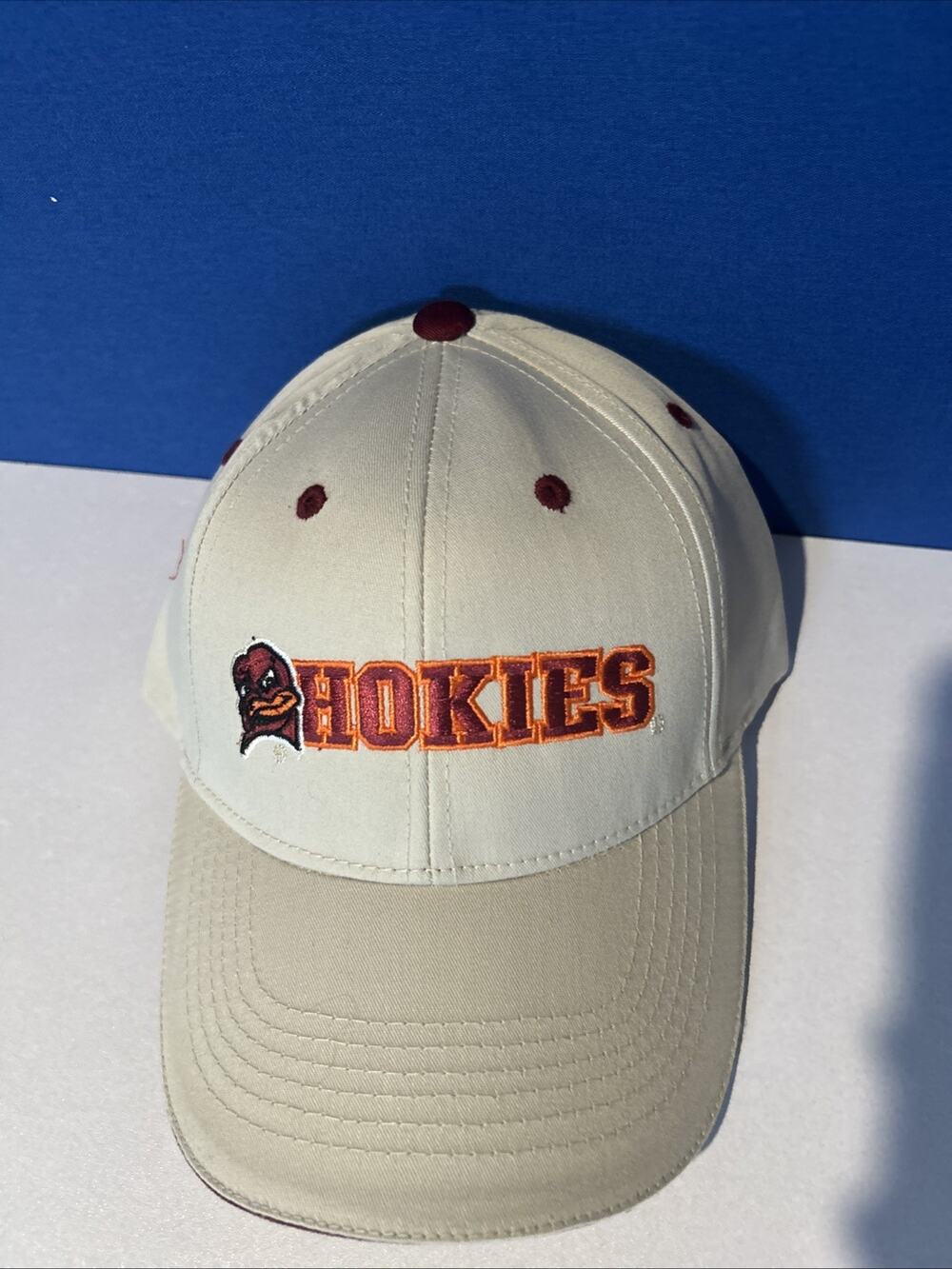 VT Virginia Tech Hokies Hat Adjustable Structured Embroidered Cap
